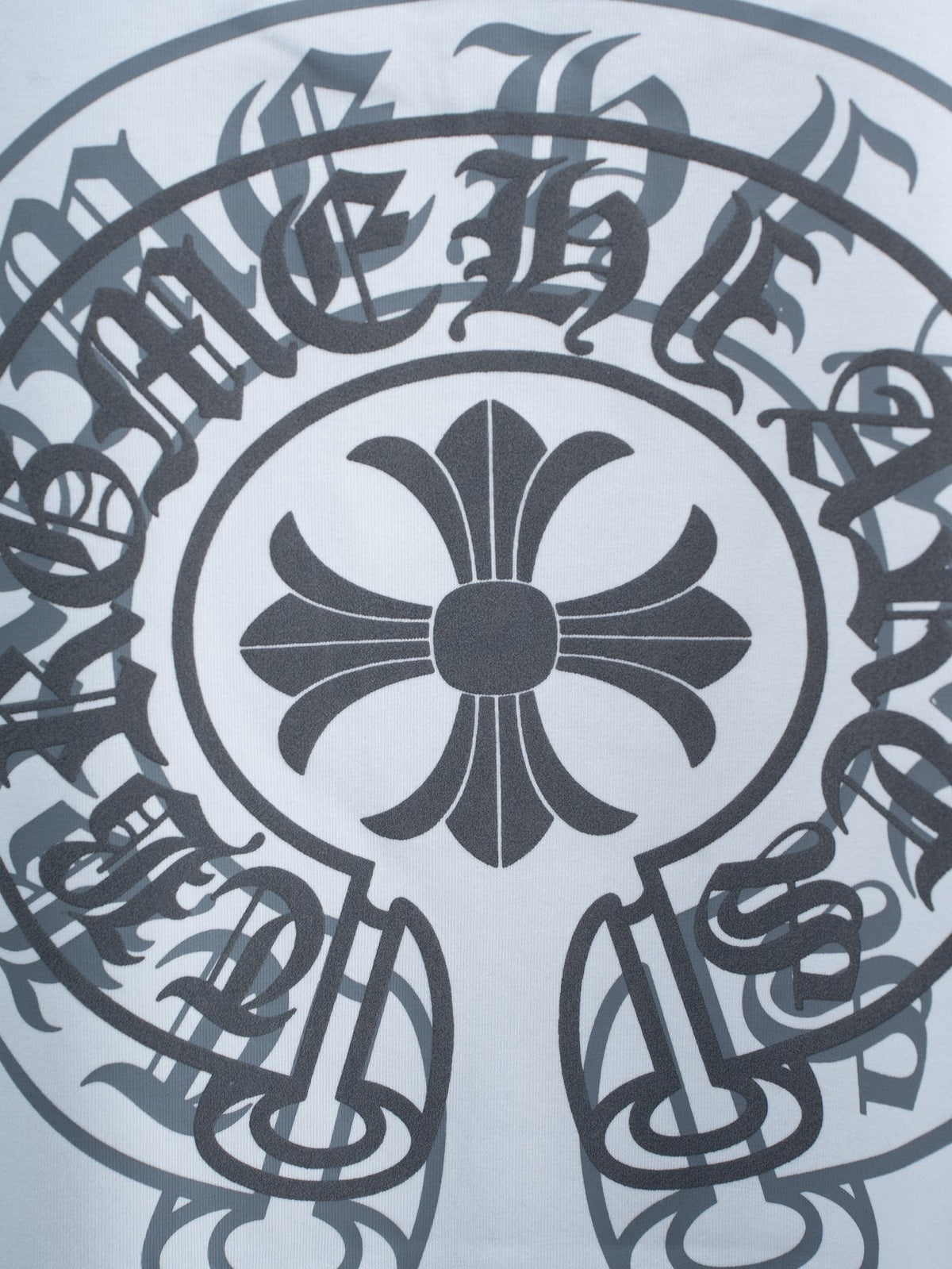 Chrome Hearts Horseshoe Cross Graphic T-Shirt — detail